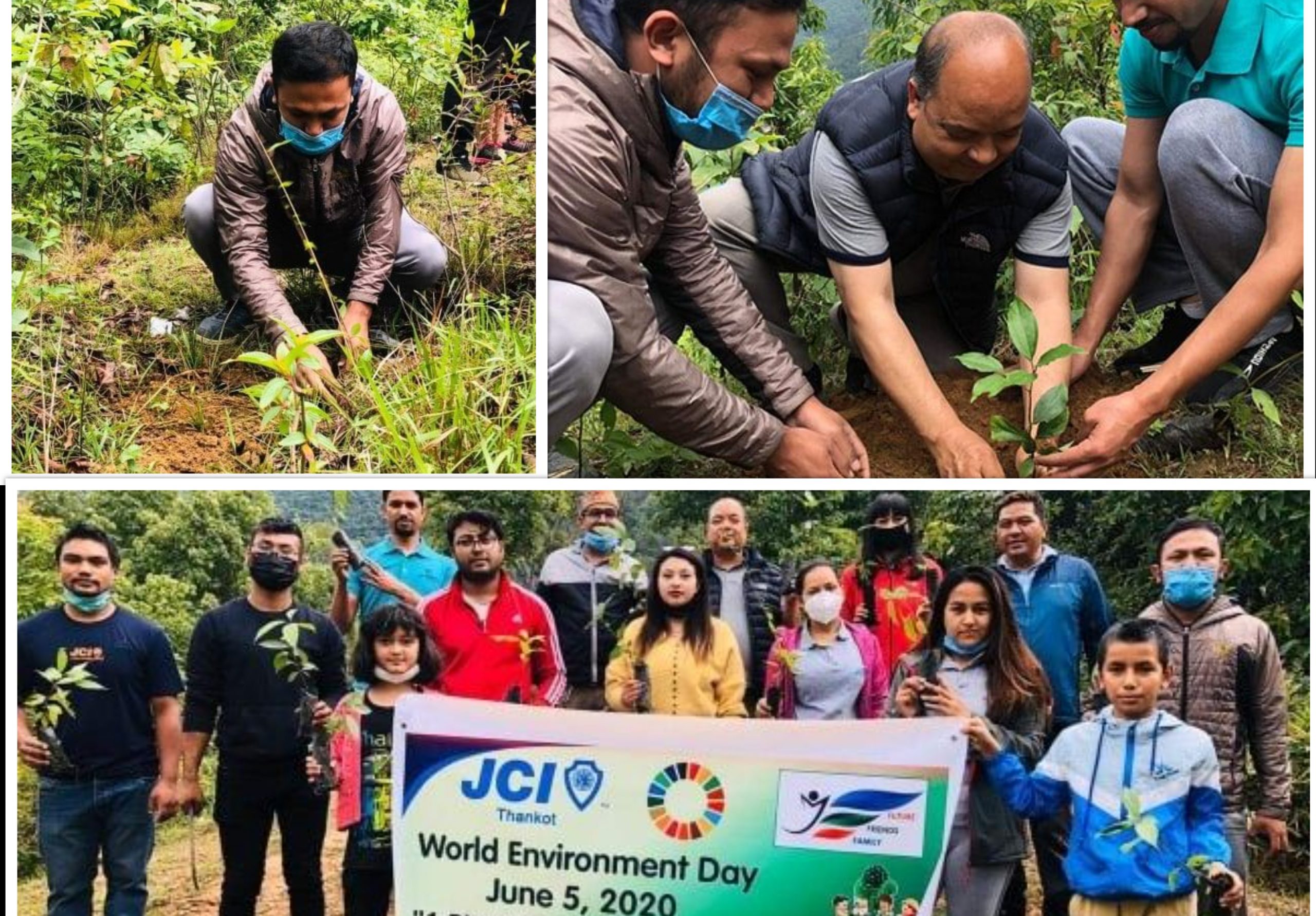 विश्व वातावरण दिवसमा जेसिजको एक सदस्य एक विरुवा अभियान