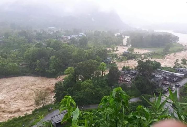 तनहुँमा बस्तीमा पस्यो सेती नदी, ४२ घर डुबानमा