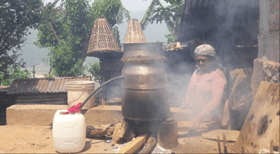 विश्वविद्यालयले कोदोको रक्सी ब्रान्डिङ गर्दै