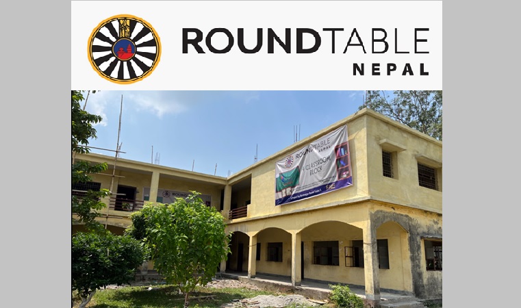 राउण्ड टेबल नेपालद्वारा मोरङमा २ करोड लगानीमा विद्यालयका कक्षाकोठा निर्माण