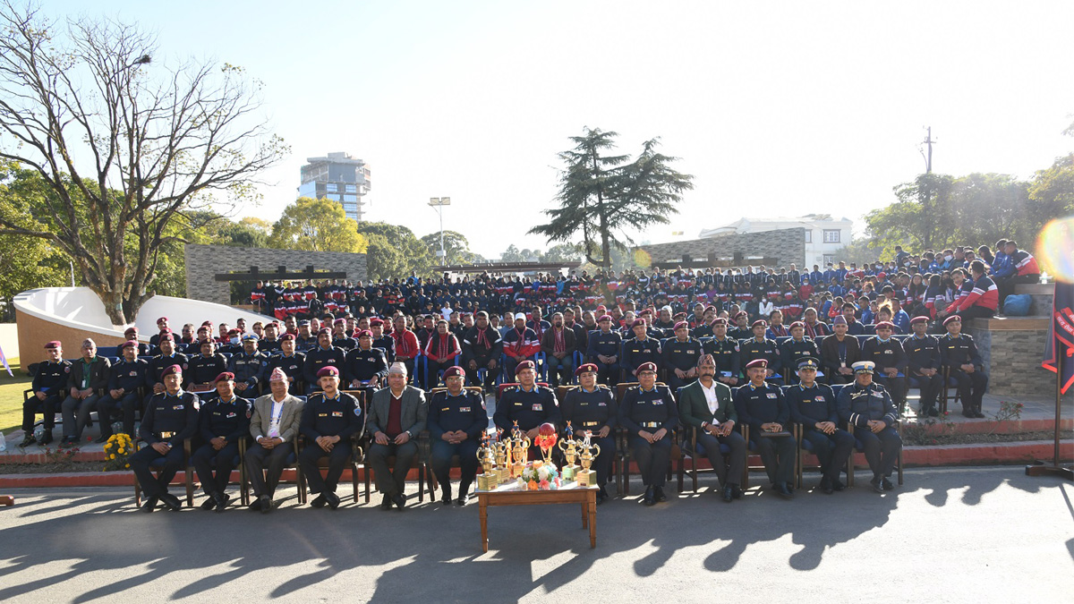 नेपाल प्रहरीका पदक विजेता खेलाडीलाई सम्मान