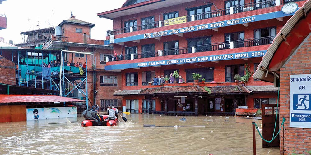 राजधानीमा नदी खोलाले देखाए आफ्नो क्षेत्र