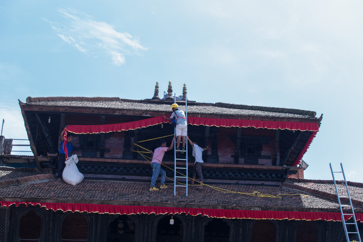 वसन्तपुर क्षेत्रमा इन्द्रजात्राको रौनक (तस्बिरहरू)