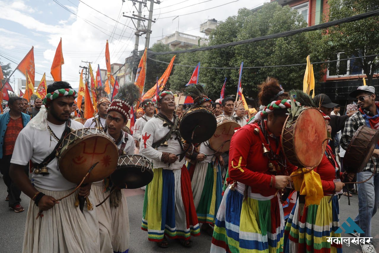 धर्मान्तरण विरुद्ध विश्वहिन्दु महासंघको प्रर्दशन (तस्बिरहरू)