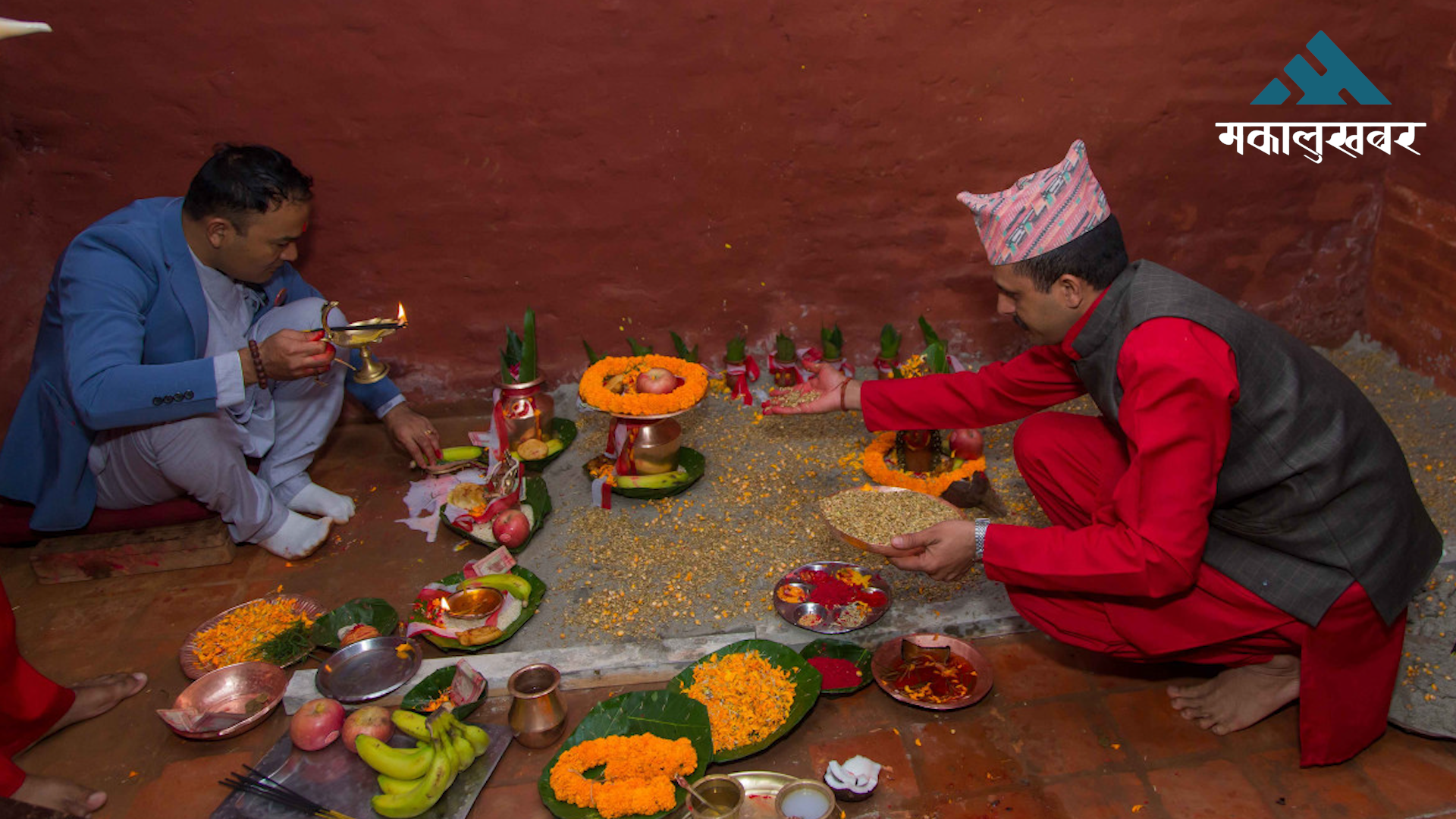 दसैँ घरमा राखियो जमरा (तस्बिरहरु)