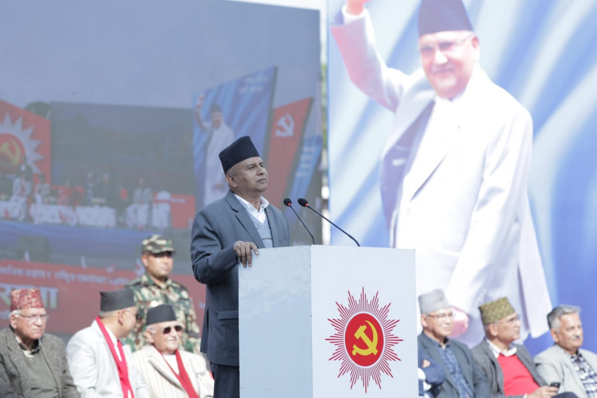 नेपालका राजनीतिक दलहरूमध्ये सबैभन्दा दूरदर्शी नेतृत्व नेकपा एमालेसँग छ : महासचिव पोखरेल