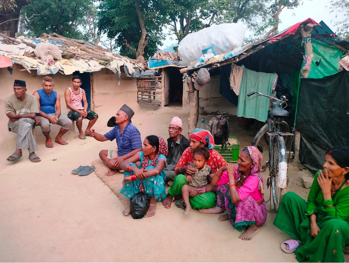 बनहराको भूमिहीन शिविरमा छैन तिहारको रौनक